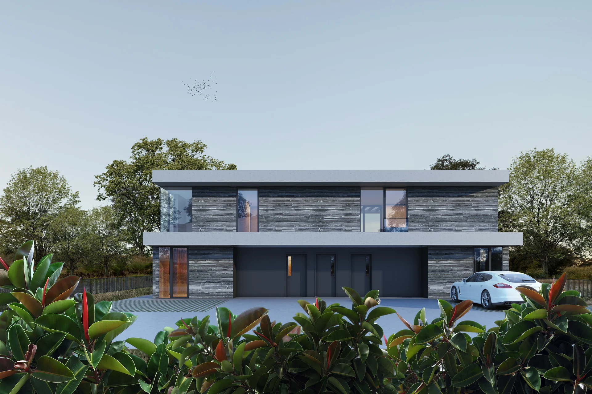 Flathouse Kbely – architektonická vizualizace